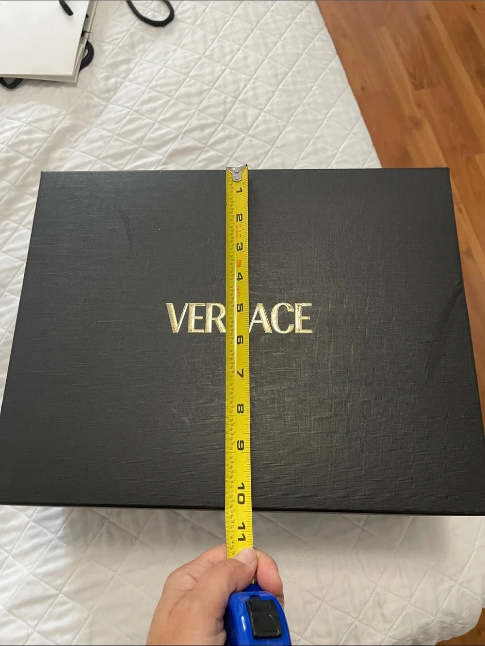 Versace Black Box with Gold Logo